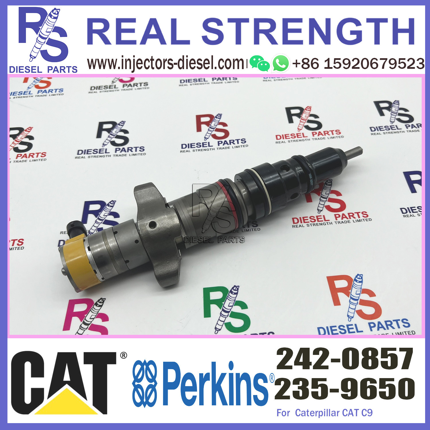 Diesel Engine C7 C9 Fuel Injector 242-0857 242-0857 For 324D/325D/326D/329D/330D/336D/330C