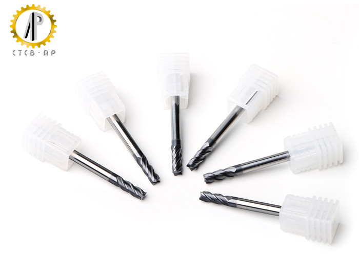 HRC 58 Solid Carbide End Mill With TiAlN Coating