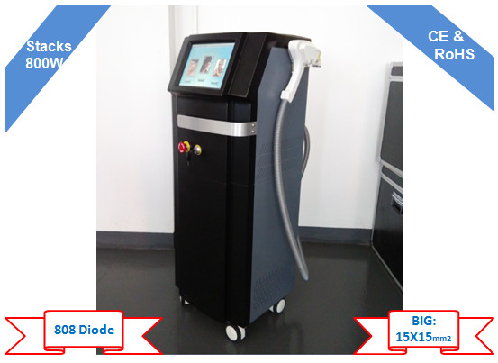 Underarm Painless Hair Remover , High Power 808nm painless diode laser hair removal Machine