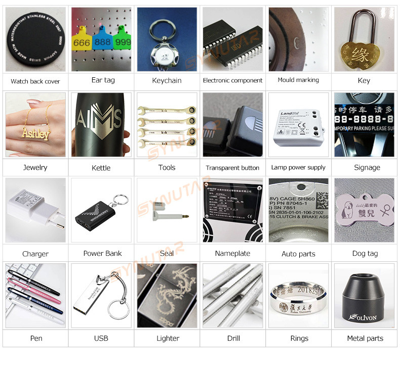 Small Desktop Fiber Laser Marking Machine 100W Portable Laser Engraver