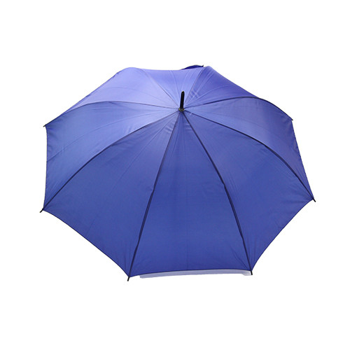 J Handle Solid Color Umbrella With 8mm Metal Shaft