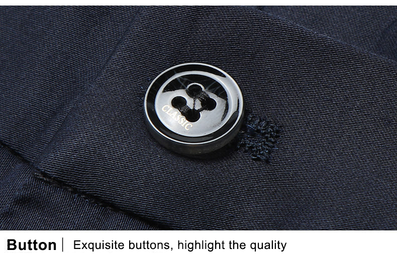 2022 Men's Formal Business Trousers with Baggy Pants and Top Coat in Plain Dyed Material
