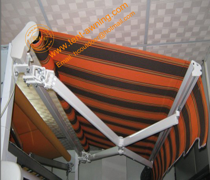 Outdoor Aluminum Manual or Motorized Remote Control Balcony Awnings