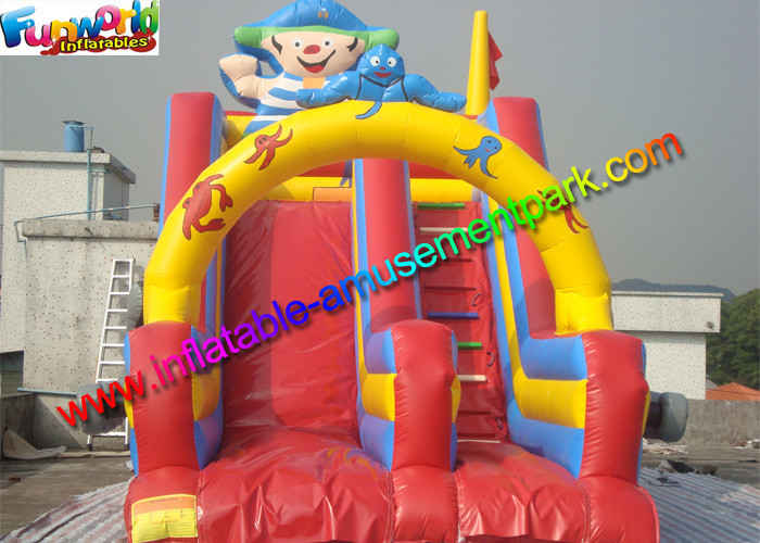 Customized Pirate Ship Commercial Inflatable Blow up Slide 8L x 4W x 6H Meter