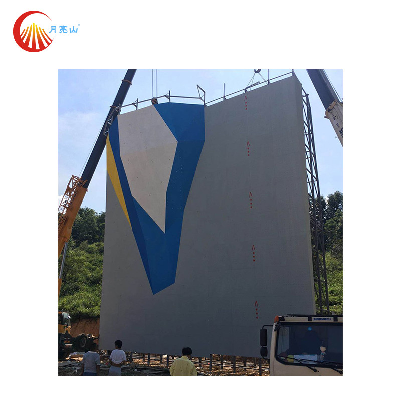 Trampoline Park Outdoor Bouldering Wall Gym Artificial Climbing Wall ISO9001
