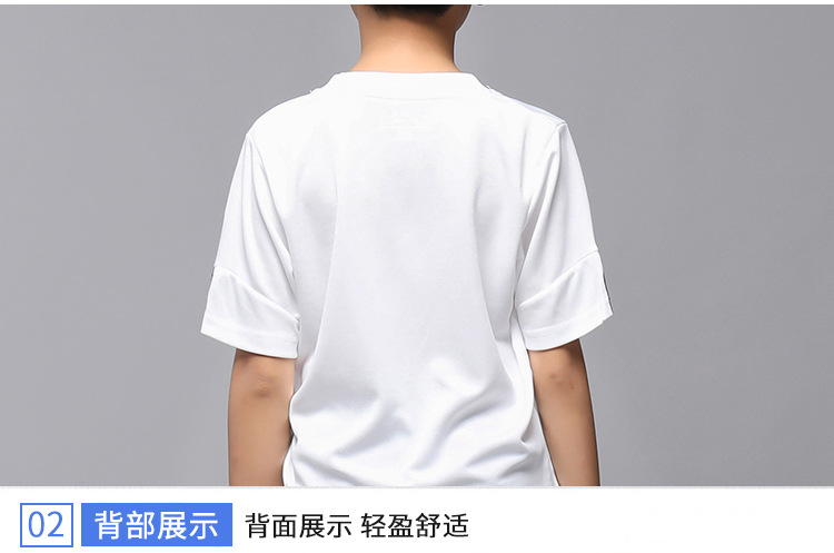 Sports suit for children football suit for active men children running fast dry clothes loose breathable short sleeves