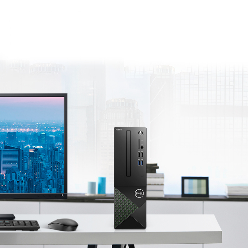 27inch Monitor Dell Vostro V3710 Desktop i5-12400 16G DDR4 256G M.2 NVMe for Office