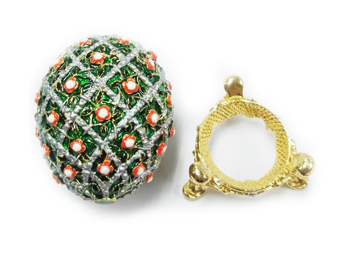 Faberge Egg Trinket Jewelry Box with Rose for Sale Rose Jewelry Trinket Box Rose Green Egg Christmas Wedding Gift