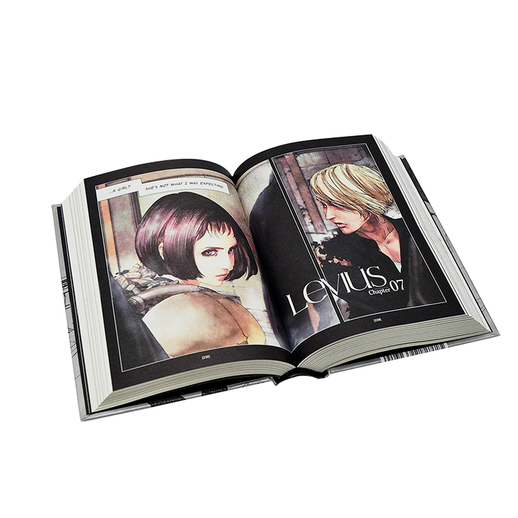 Glossy C2S Art paper Soft Cover Book Printing , 168x260MM Adult Comic Book Printing