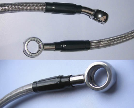 Stainless steel braided brake hose is widely used for any auto, motorcycle, racing cars, beach vehicles, ATV and Scooter