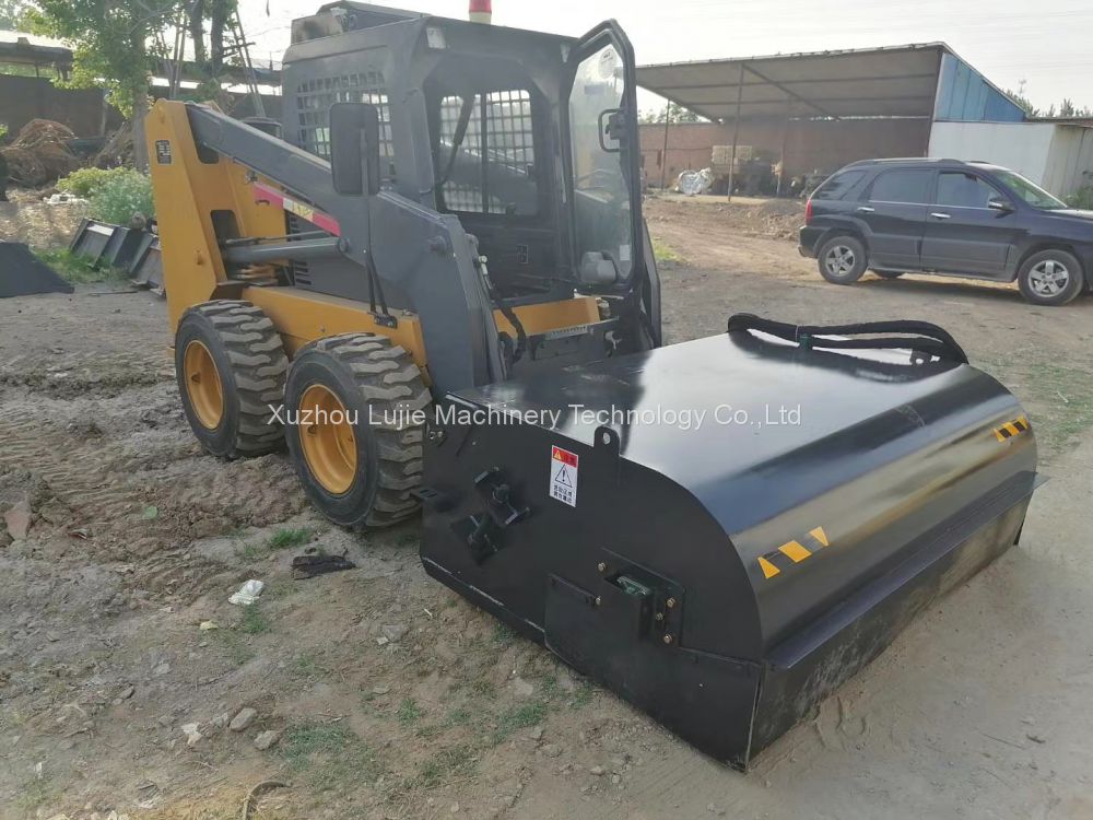 Chinese factory skid loader sweeper road and construction machinery