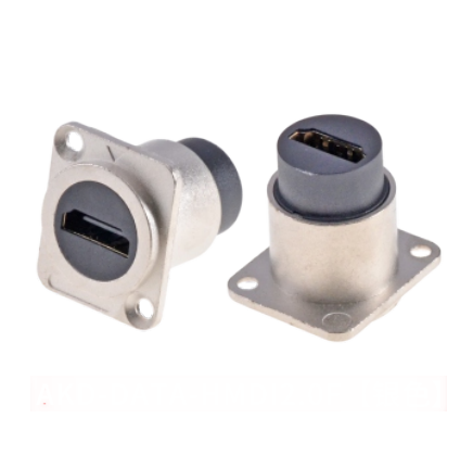 Industrial Electronics Accessories Zinc Alloy Square Data Connector for Audio Data via USB