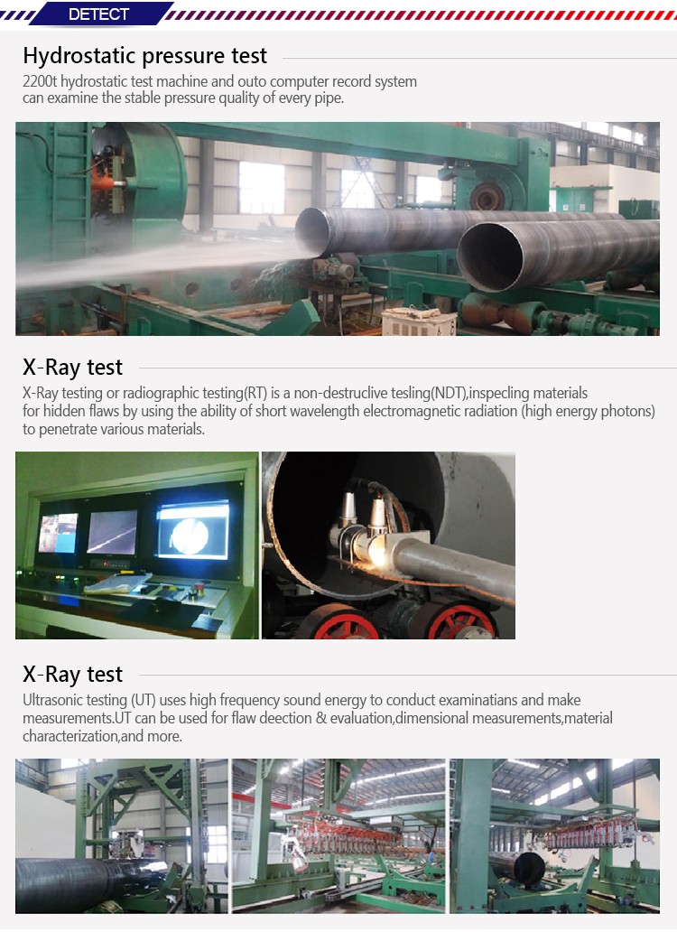 500mm Penstock SSAW Steel Pipe Big Diameter For Nepal Hydropower Project