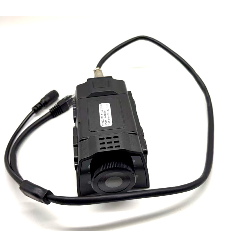 GB28181 Supported RJ45 Ethernet Cable Wifi Safety Helmet Camera with Adjustable Modes and Focus Range of 0.5 Meters Infinity