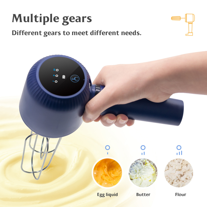 Home Hand Held Electric Whisk Four Colors Egg Stiring Kitchen Whisk