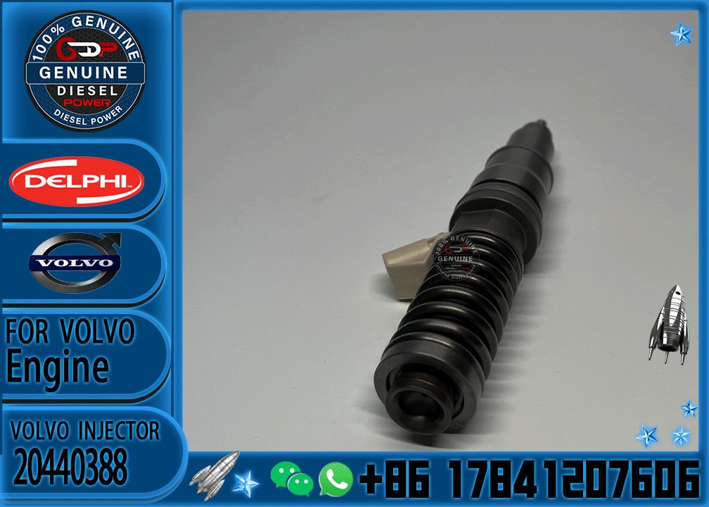 Volvo Truck Fuel Injector 22479124 20440388 Volvo D12 D13 Fuel Injector Is Suitable for Volvo D12 Fuel Injectors With 2 Pins