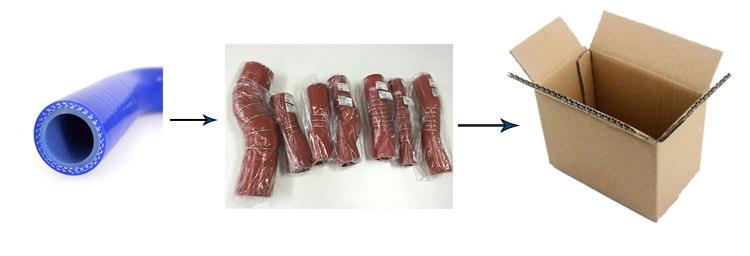Customizable Thickness Flexible Corrugated Silicone Hose for Various Applications