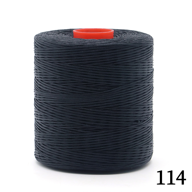Supply 300D/16 Flat Wax Thread for Leather Sewing Polyester Wax Bonded Braided Thread