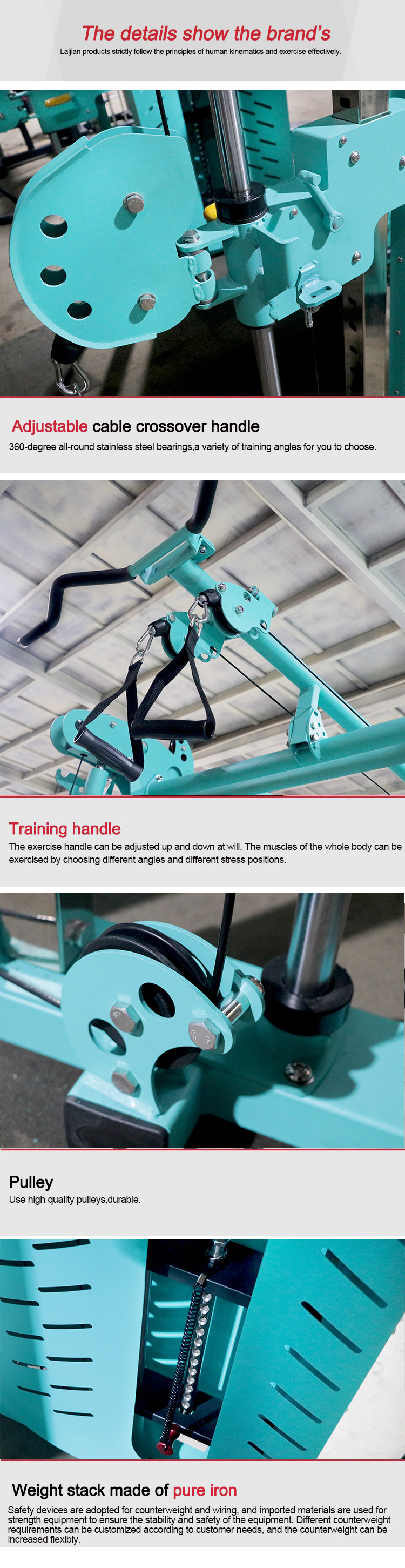 Multi Purpose Full Gym Equipment Functional Trainer Smith Machine Rack