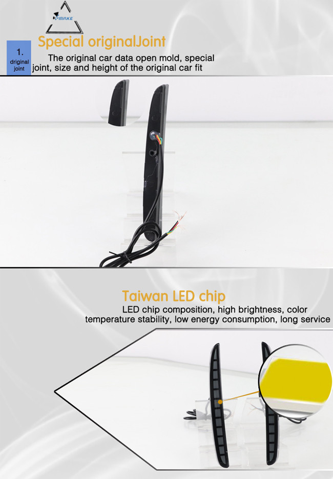 Honda Civic LED Rear Bumper Light Hatchback Type R Reversing Driving 3 Function