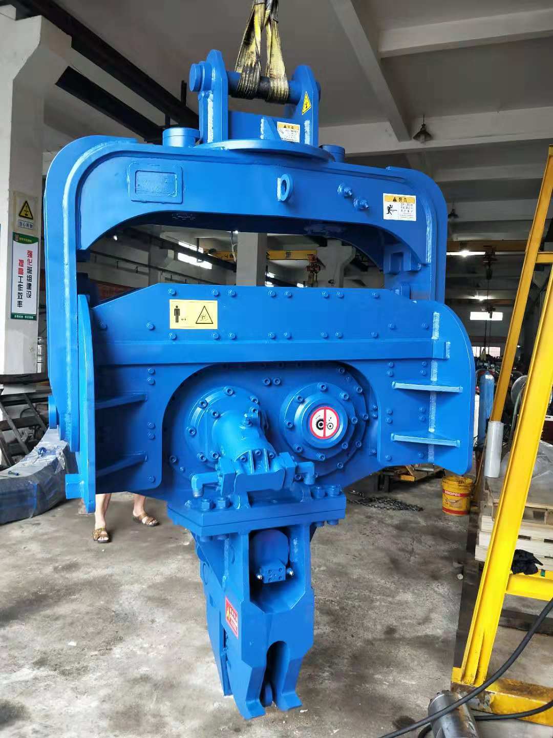 Hydraulic Pile Hammer Equipment Q355b Excavator Mounted Pile Hammer For PC336 PC360