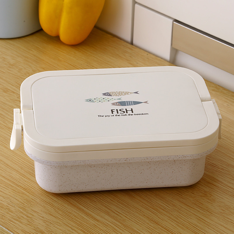 Bento Wheat Straw Lunch Box