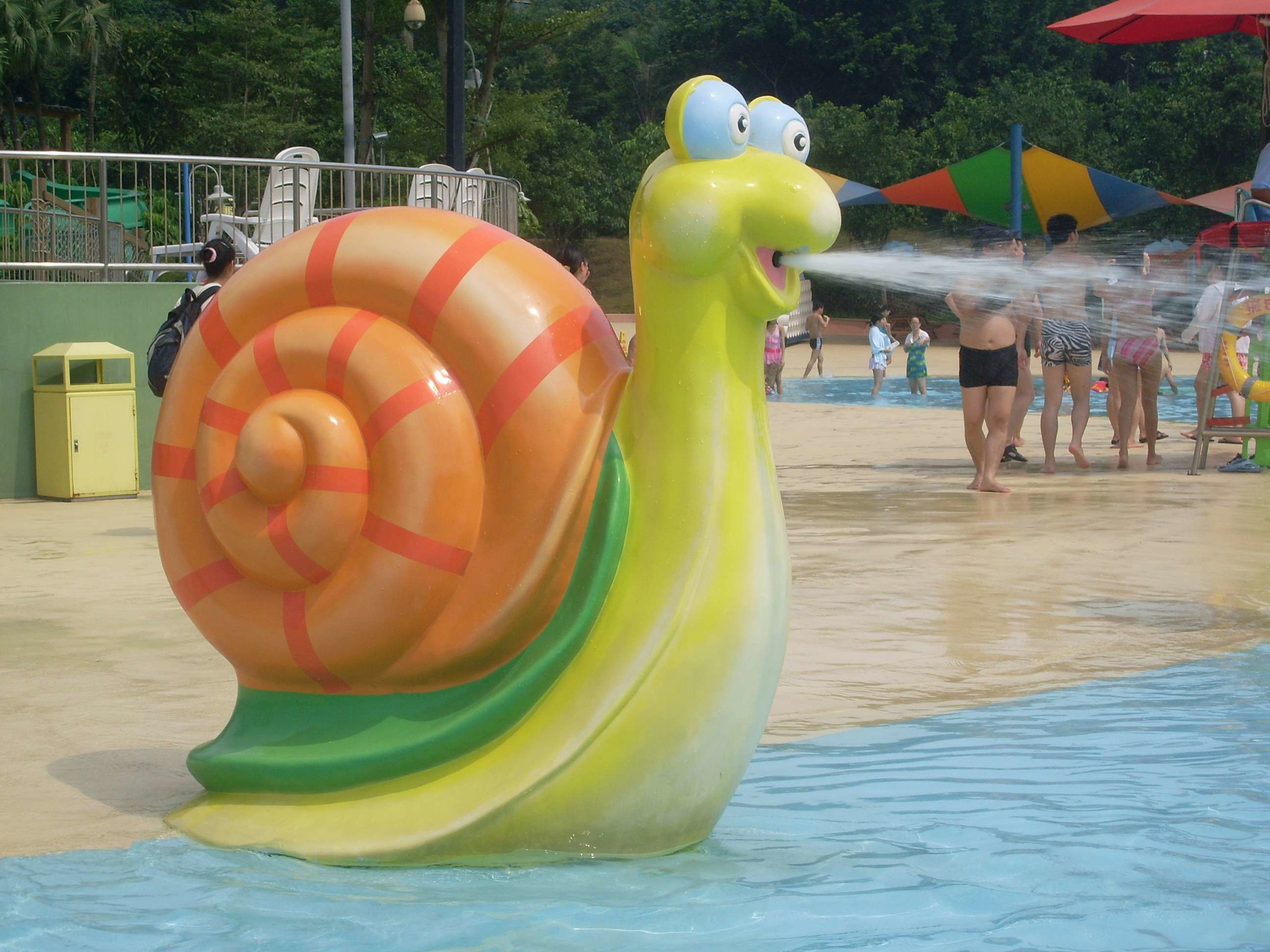Water play equipment outdoor water fountain for family water resort