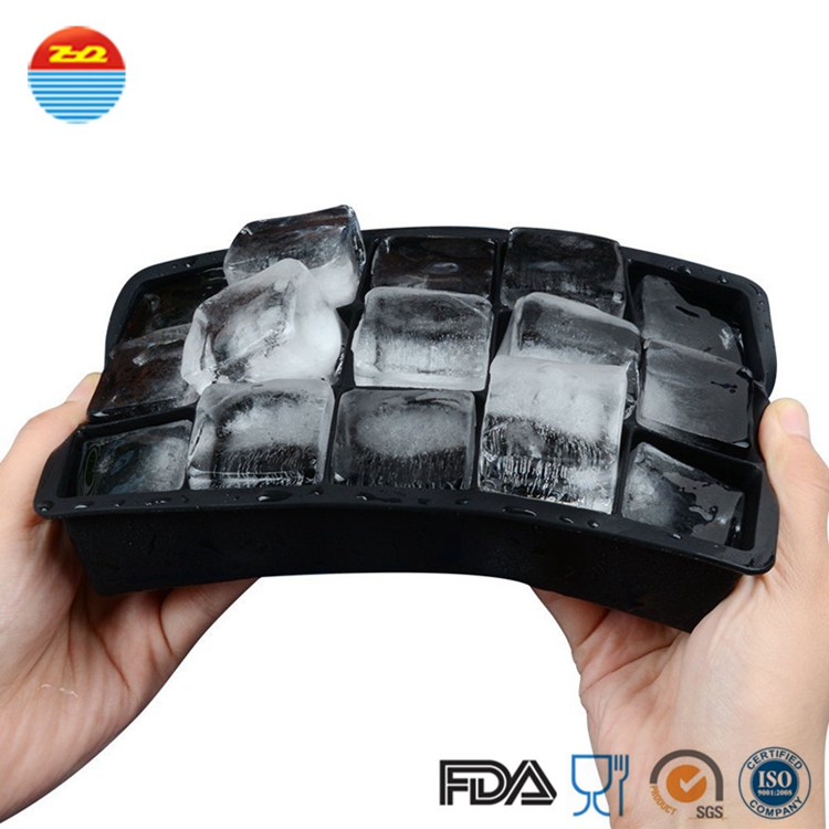 Large wholesale personalized building bricks custom silicone ice cube tray mold