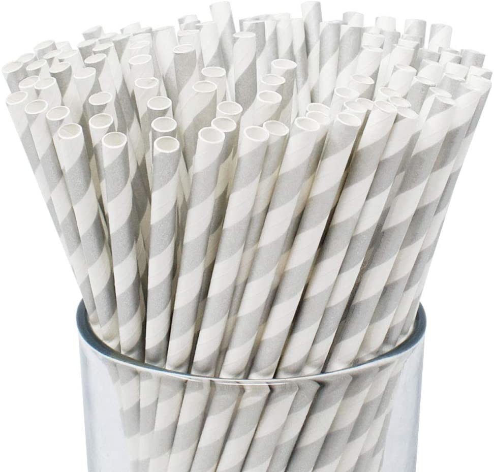 Drinking Eco Friendly Paper Straw Biodegradable Disposable Party Tableware