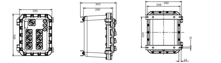 Class 1 Division 1 Explosion Proof Junction Box ABS