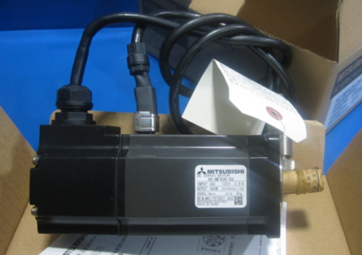 HC-MF43K-D5 Mitsubishi 3AC 2.8A Current input brushless servo motor