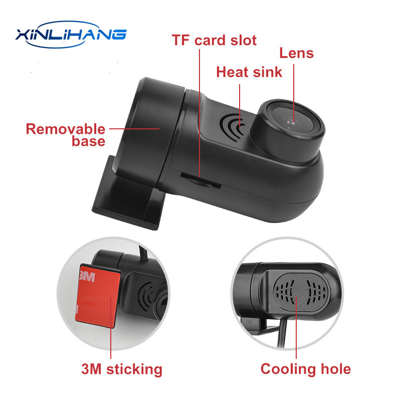 1080P Mini USB ADAS FHD Rear View Mirror Recorder Car DVR Security System