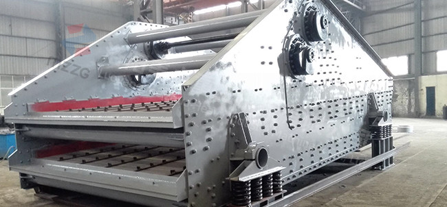 Linear Gravel Screen , Coal Vibrating Screen Low Power Consumption Stable Performance
