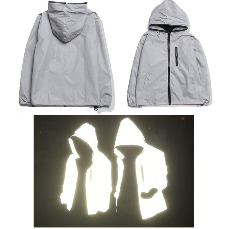 Safety Custom High Light Polyester Grey Reflective Tape For Clothing