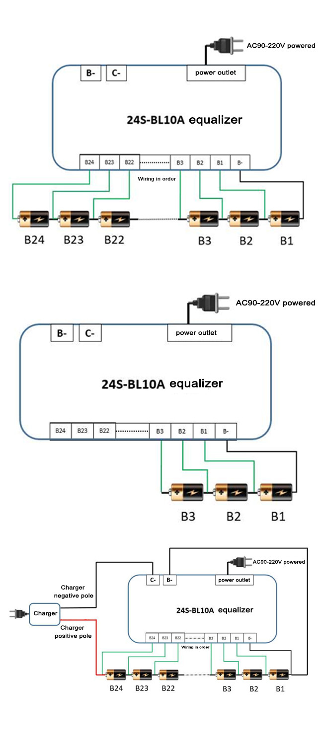 Active Equalizer 24s 48s 10a Balancer Lifepo4 16s Bms With Lcd Screen
