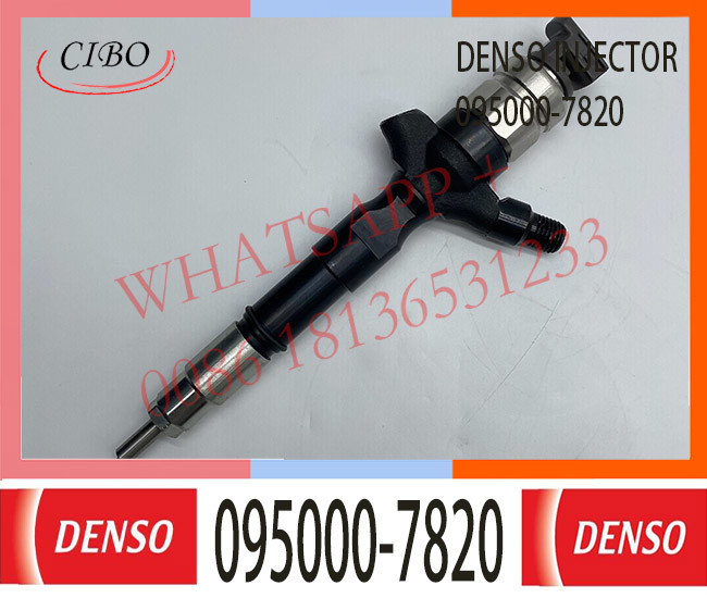 095000-7820 Common Rail Diesel Fuel Injector Assy For Toyota 1KD-FTV 23670-39265