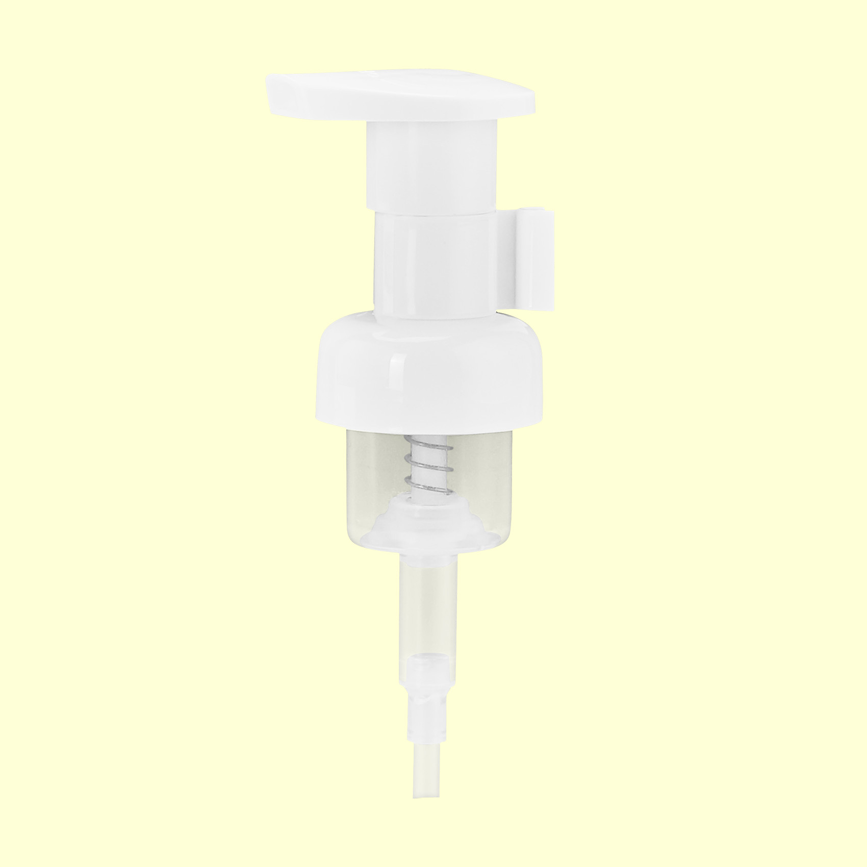 Classical White Refillable Foam Pump for Refillable and Sustainable Products