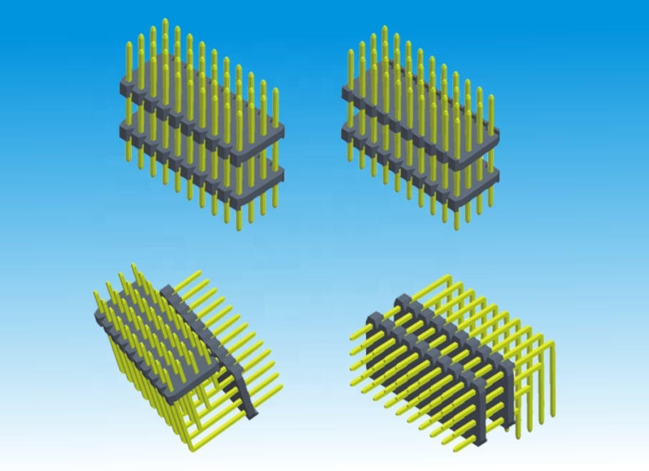Female Header Side Entry Singe Row SMT Type For Pcb Board 2.00mm Pitch