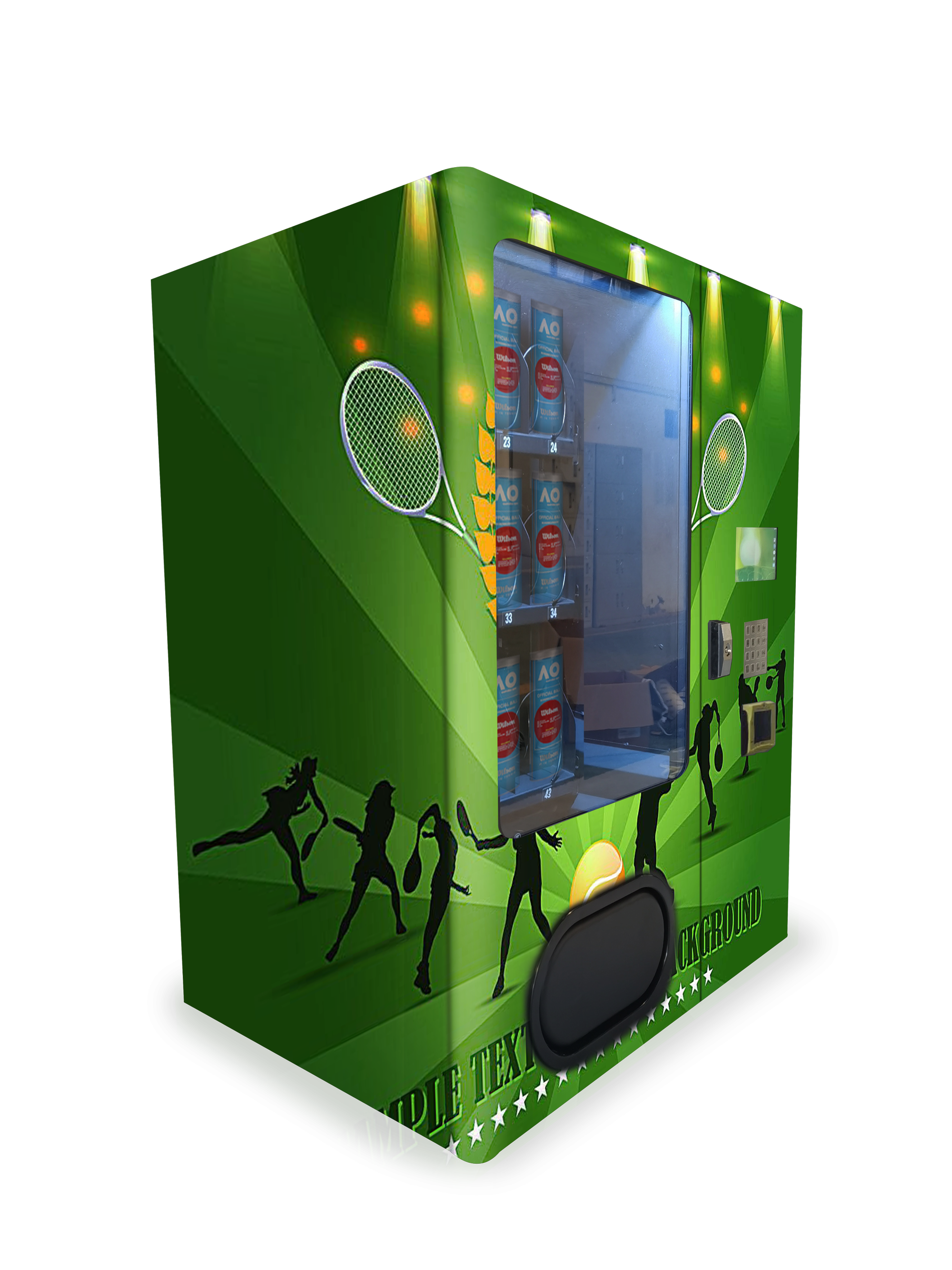 customized stickers of Mini Snack Beverage Small Item Vending Machine