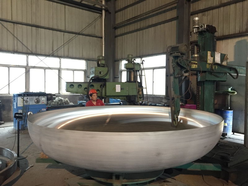 Casting Connection ASME Elliptical Cold Pressing Vessel Tank Head for Welding and Casting