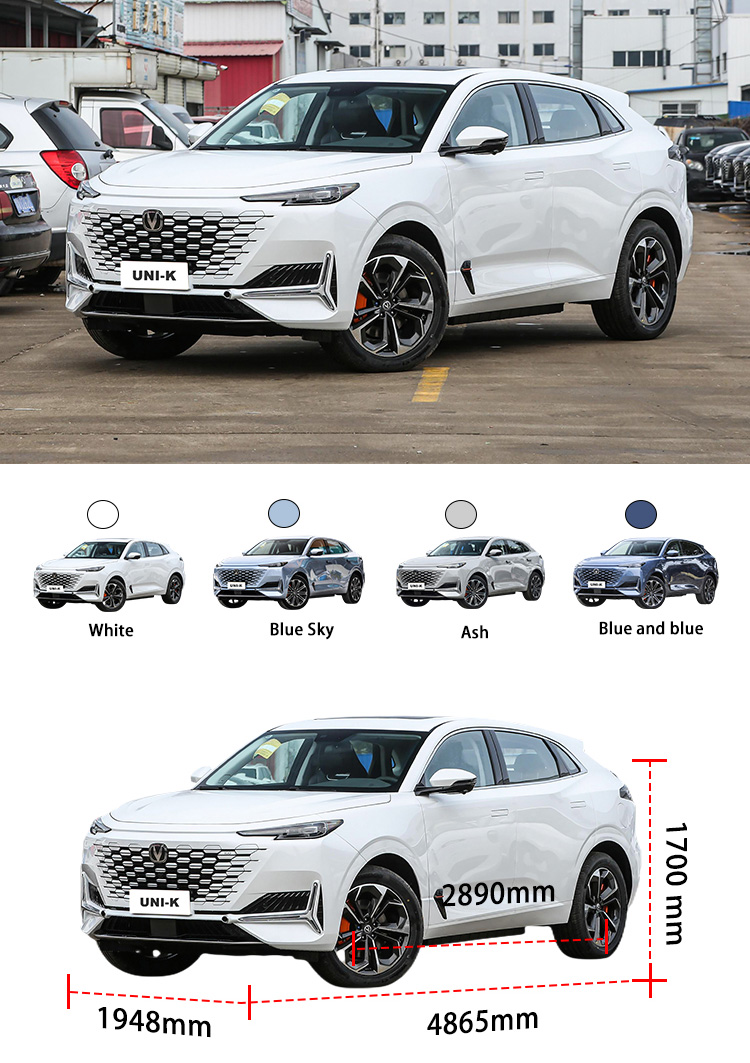 Powerful Used Hybrid SUV 5 Seater 5 Door Electric Car New Energy