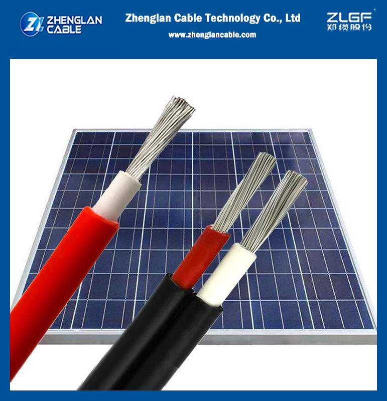 4mm 6mm Photovoltaic Solar Cable Wire Tinned Copper Conductor TUV Approval PV-1 Solar Cable Red