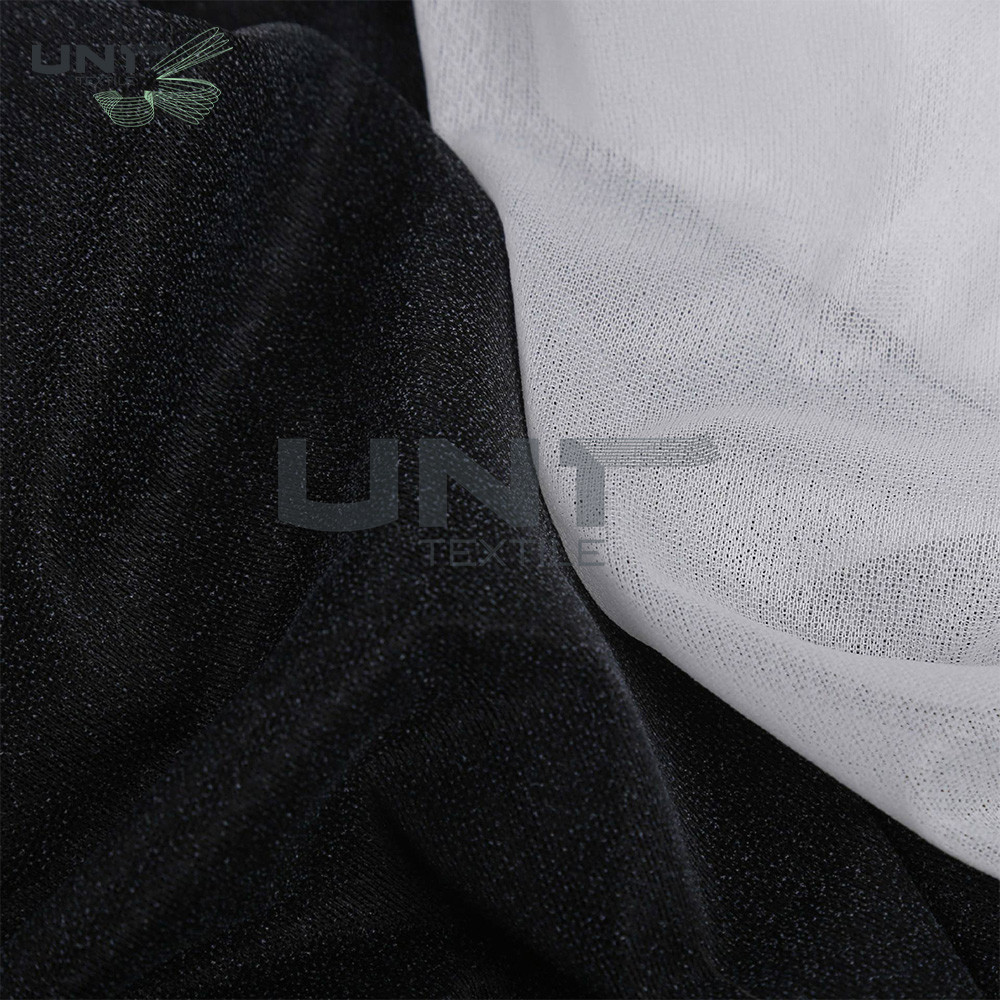 Circular Knit Fusible Adhesive Non Woven Interlining 150cm width