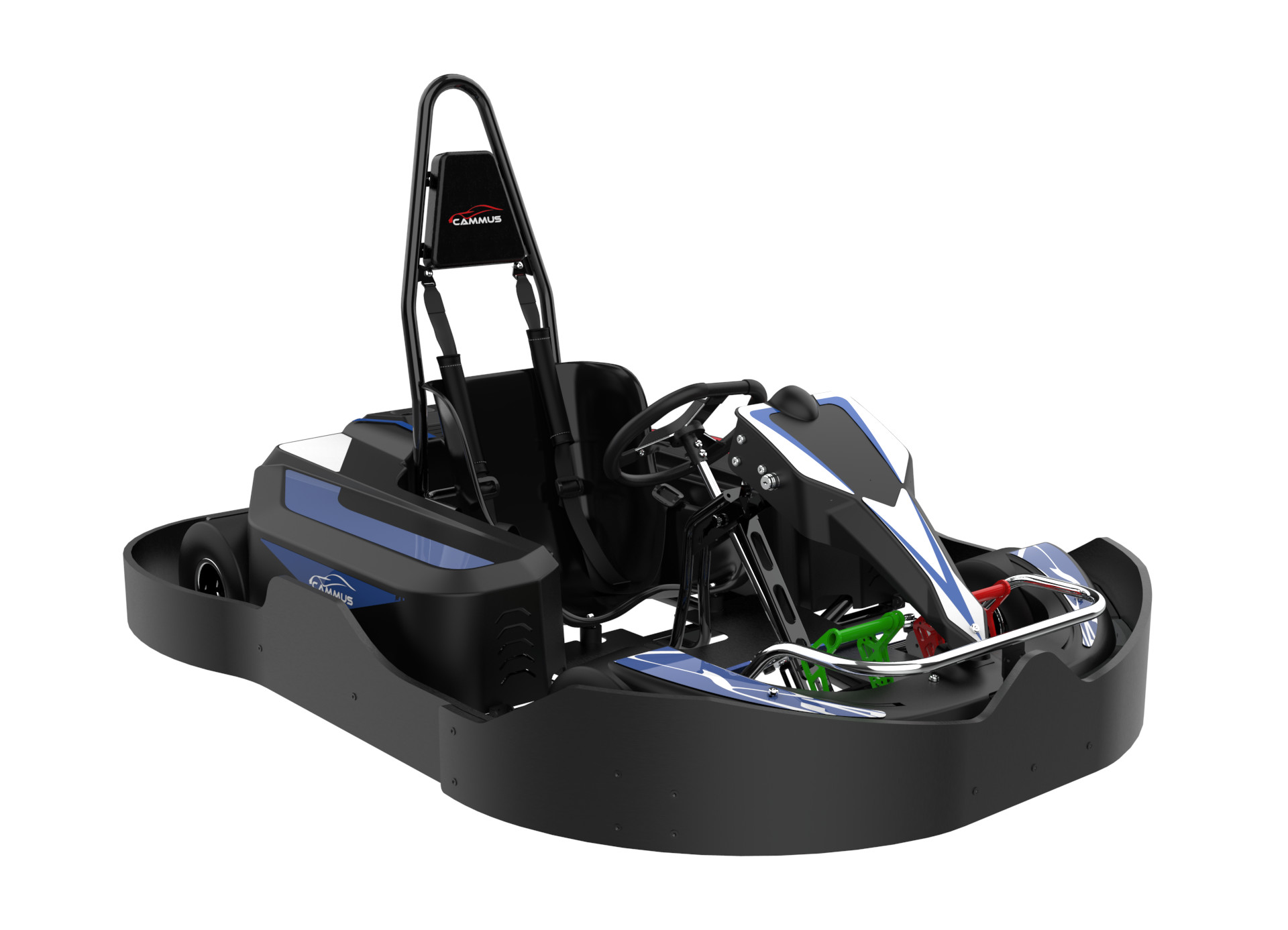 90km/H Electrical Go Kart APP Adjustment Control Indoor Go Carts