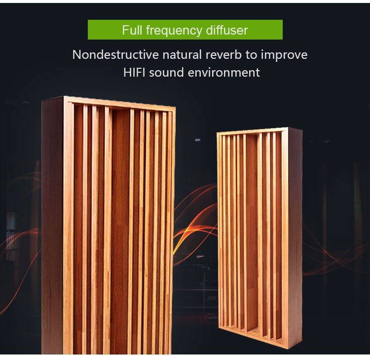Conference Room 3d Sound Diffuser Panels , Recording Solid Wood Diffuser Panel