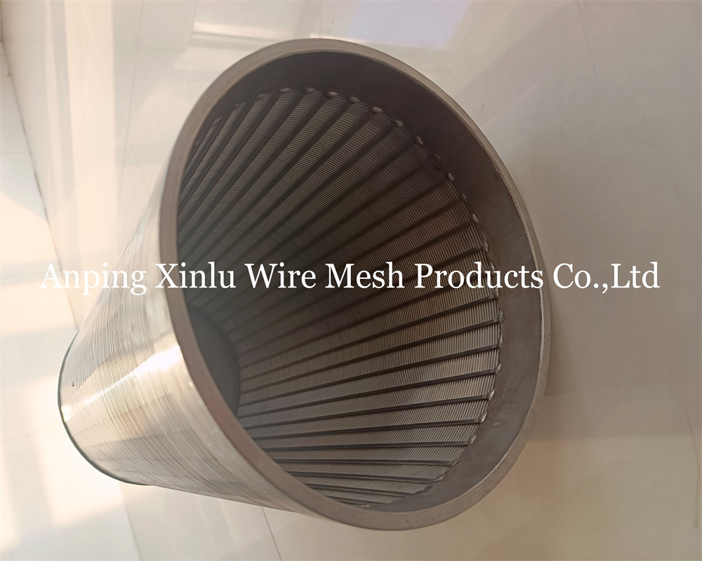 1000-3000-6000mm Wedge Wire Screen Pipe with 3x4.6mm Support Wire for Drilling tubewell and Wastewater Processing