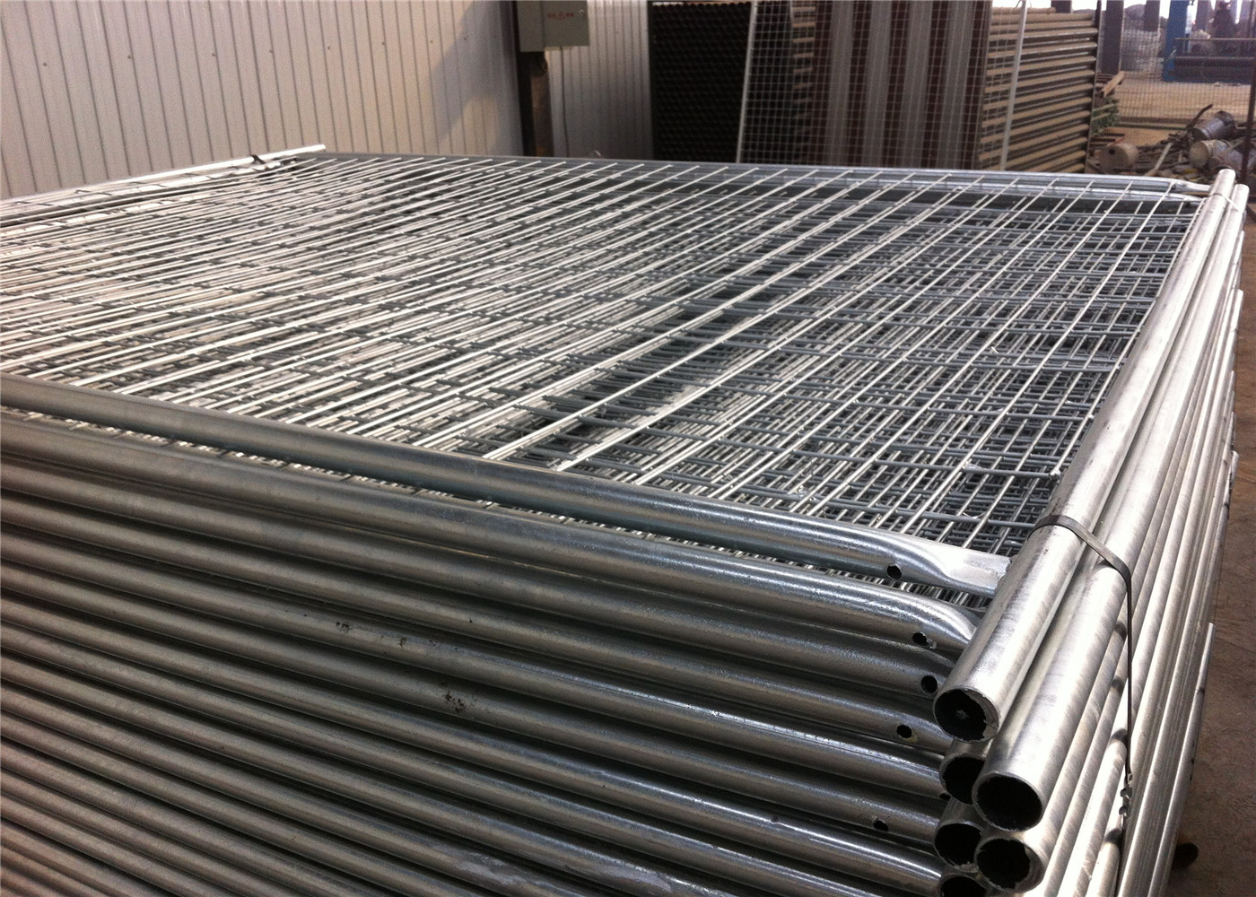Durable Galvanized Temporary Fence Steel Security Fence Panels For Events