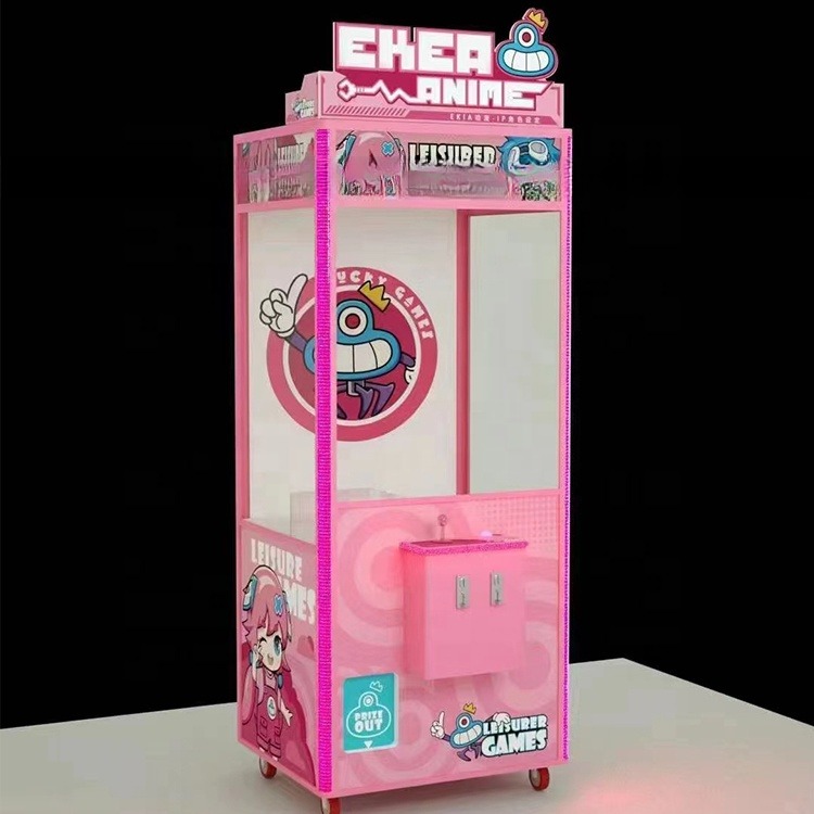 Newest cheap coin operated gift arcade claw crane parts grabber claw dolls machine for sale