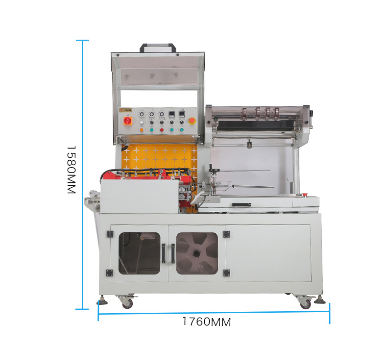 DUOQI DQL-5545 Heat Shrink Film Packer for Plastic Bag Pouch Side Cutting and Sealing