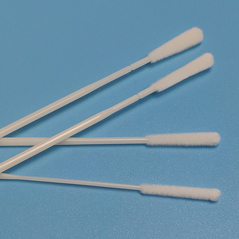 Disposable Nylon Flocked Sample Collection Swab 150mm With Breakpoint